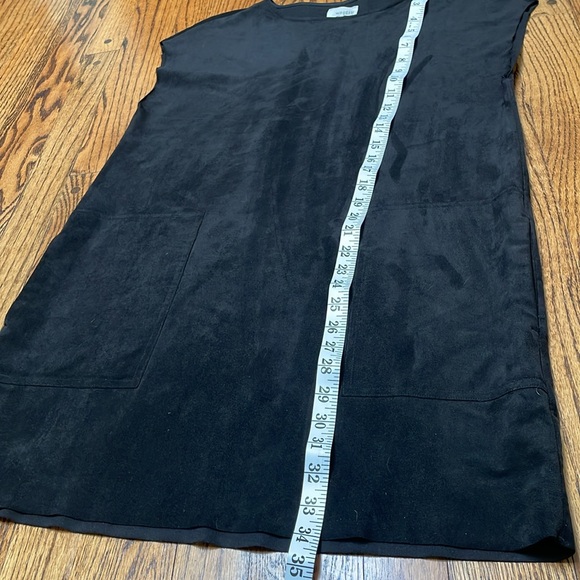 Wilfred Free Aritzia sz S small? Black Nori dress micro vegan suede - Picture 6 of 6